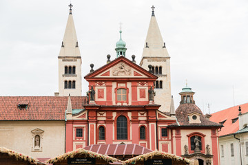Fototapeta na wymiar St. Vitus Cathedral in Old Town Prague