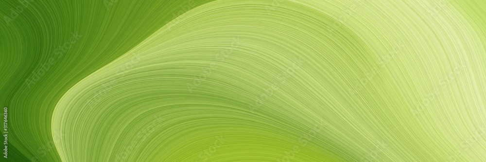 Aufkleber modern header with dark khaki, dark olive green and pale golden rod colors. dynamic curved lines with fluid flowing waves and curves