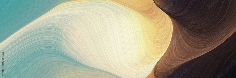 Poster decorative designed horizontal header with pastel gray, very dark pink and old mauve colors. dynamic curved lines with fluid flowing waves and curves