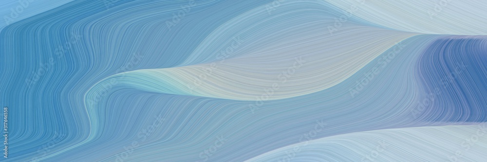 Aufkleber colorful header design with cadet blue, dark gray and steel blue colors. dynamic curved lines with f