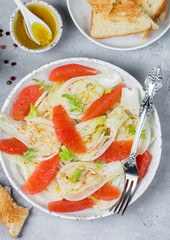 fennel and grapefruit salad