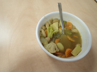 fresh homemade healthy vegetable soup