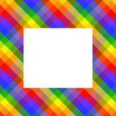 LGBT colored background, with empty place for text, copy space, template for greeting card, discrimination concept