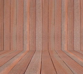 wooden floor and wall