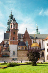 Wawel castle Wawel cathedral in Krakow, Poland