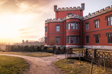 Hradek at Nechanice is a neo-Gothic chateau building situated on a slight elevation 800 m northwest of the village center of Hradek, 2.8 km southeast of the town of Nechanice and 11km west of Hradec.