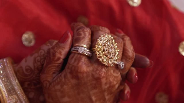 Indian Bride hand