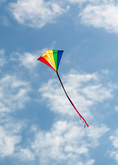 Colorful Kite Flying in the sky, Bondi Beach Sydney