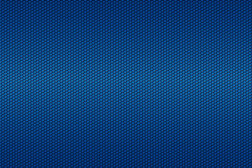 blue honeycomb Carbon fiber background, black texture