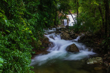 Pi-tu-gro waterfall, Beautiful waterfall in Tak  province, ThaiLand.