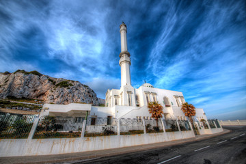 Fototapeta na wymiar Mosque at Europa Point, Gibraltar