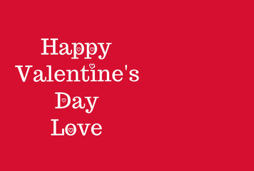 Happy Valentine's day love wishes greeting card on abstract background with colourful hearts, graphic design illustration wallpaper