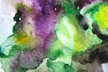 Abstract watercolor hand paint texture. - Image