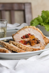turkey stuffed with dried fruit