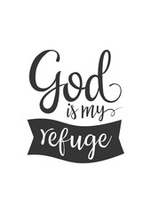 God is my refuge