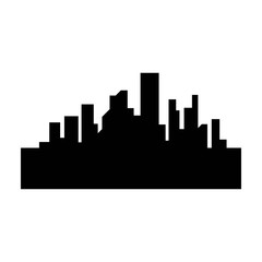 city skyline vector silhouette