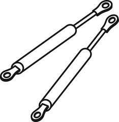 Gas spring icon
