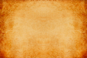 Fototapeta na wymiar Background with a vignetted parchment of an orange color
