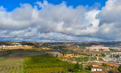 Panoramaansicht Silves, Algarve/Portugal