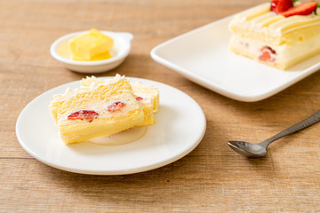 Delicious strawberry short cake