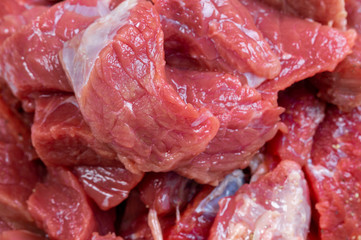meat, selective focus, fresh beef close-up