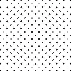 Seamless vector pattern. Geometric background texture. Black and white color. Simple modern style in flat design.
