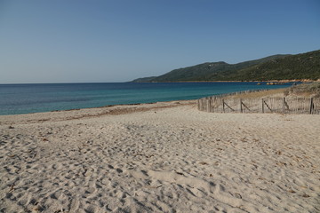 Plage de Cupabia en Corse
