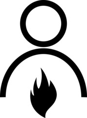 Metabolism icon, vector illustration