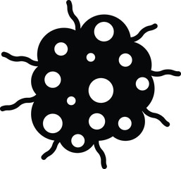 Cancer icon, vector illustration