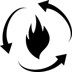 Metabolism icon, vector illustration