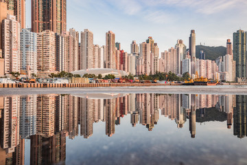 Fototapeta premium Hong Kong Cityscape Night Photography