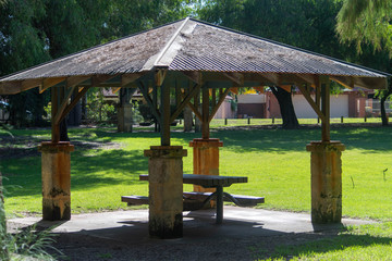 gazebo in the garden