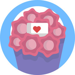 gift love heart flower box ring