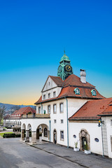 Fototapeta premium famous building of the sprudelhof in Bad Nauheim
