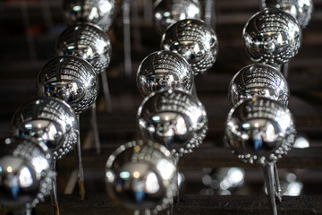 Small production of handmade Christmas toys