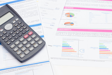 Scientific calculator to calculate finances or do mathematical and scientific calculations