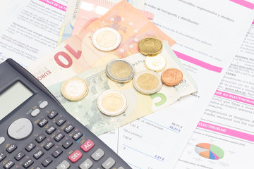 Scientific calculator to calculate finances or do mathematical and scientific calculations