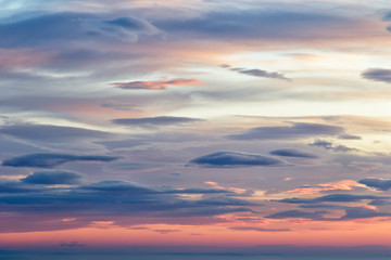 Obraz premium Cloudscape over Stara Zagora, Bulgaria
