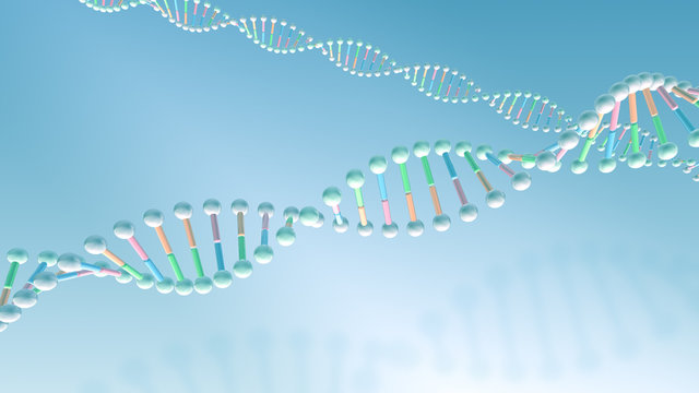 DNA Strand Helix Genome Medical Science image background.