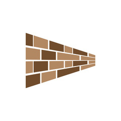 Brick wall icon vector illustration design