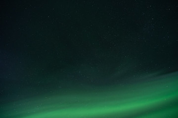 Aurora Borealis Northern lights over Icelandic sky