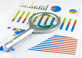 Obraz premium financial chart