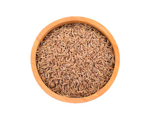 Dried cumin isolated on a white background