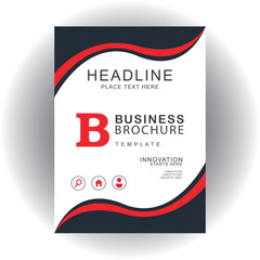Abstract cover design for annual report. Can be used for flyer, cover, booklet or magazine