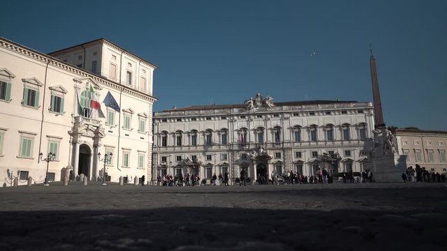Roma, Italia. Monte Quirinale. Palazzo della Consulta