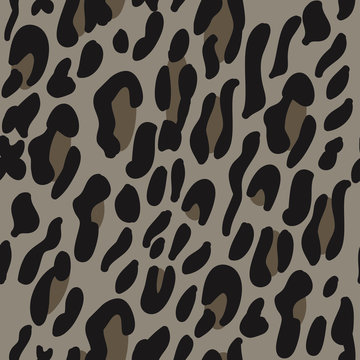 Leopard, jaguar, panther print. Vector pattern.