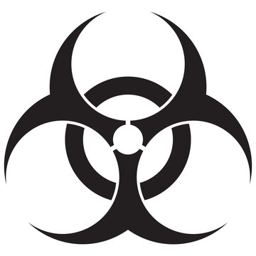 biohazard hazard symbol