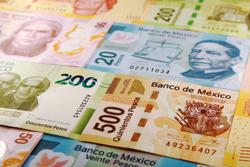 Fototapeta na wymiar México Money - Currency of México, Pesos 