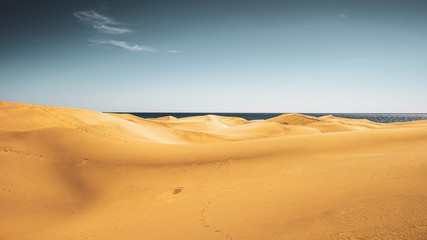Fototapeta na wymiar Düne auf Gran Canaria