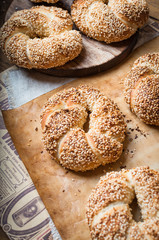 sesame seed buns